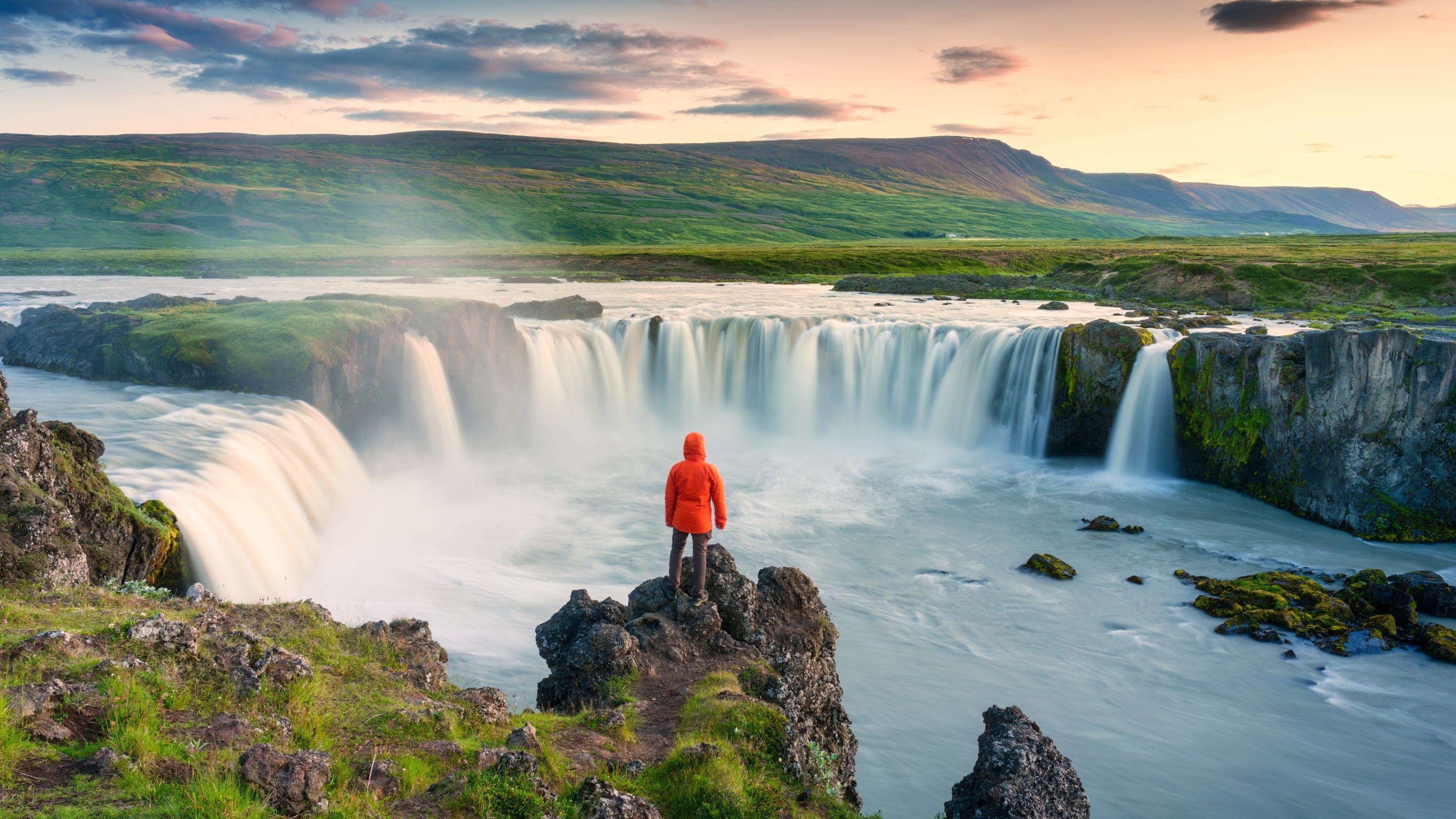 Godafoss waterfall in Iceland