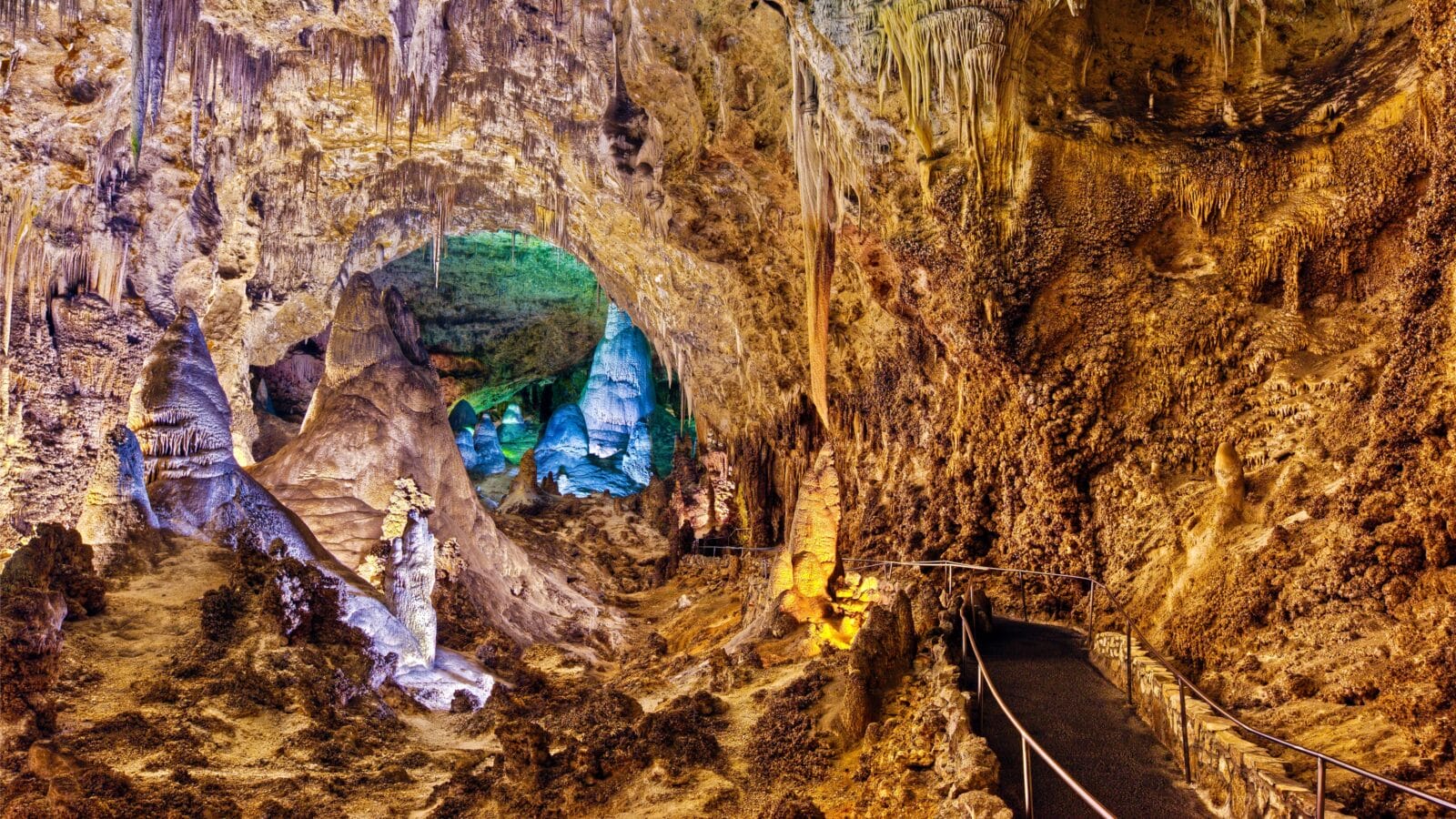 Big room in Big Room, Carlsbad Caverns National Park.
