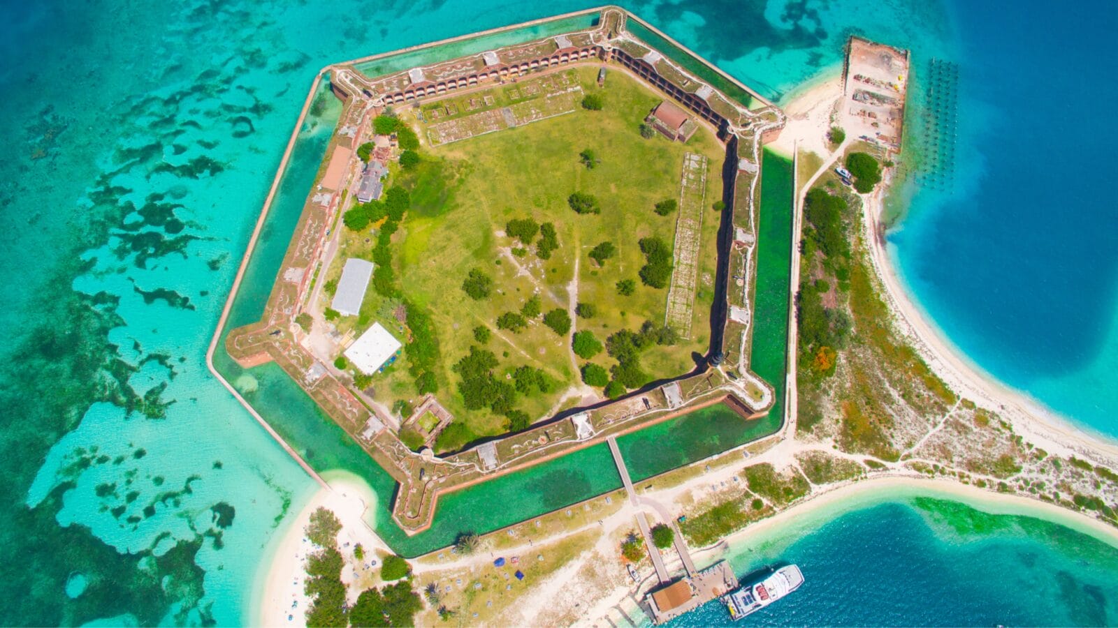 Fort Jefferson in the Dry Tortugas National Park