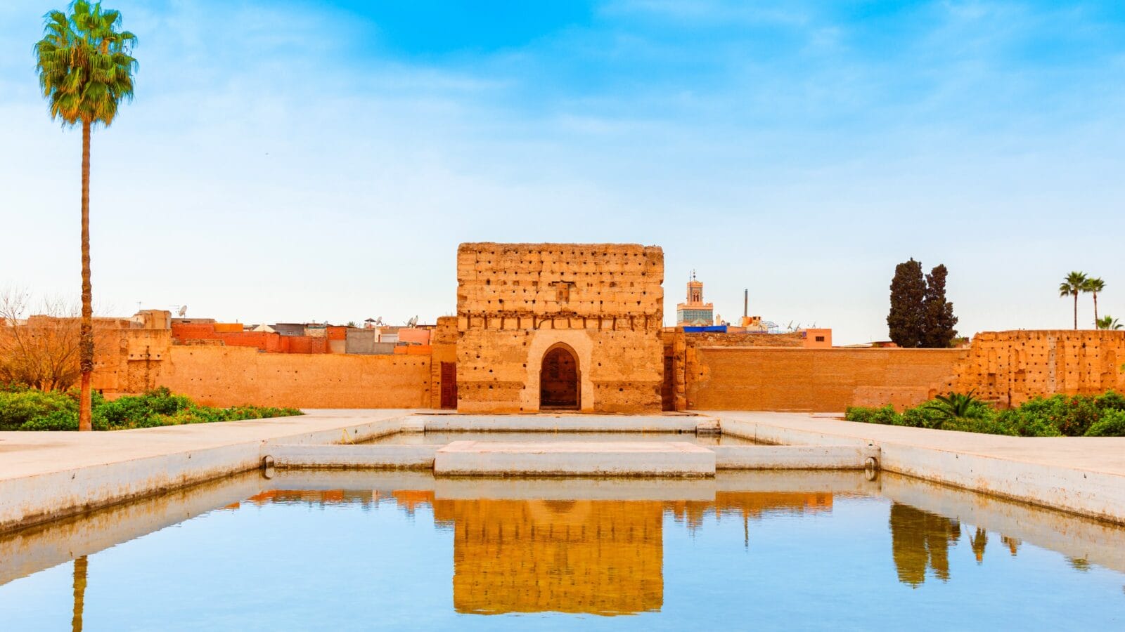 El Badi Palace in Marrakech, Morocco
