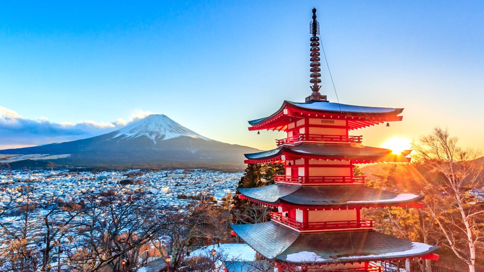 Mt. Fuji in Japan.