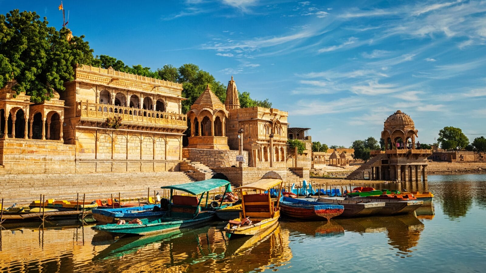 Gadi Sagar in Jaisalmer India.