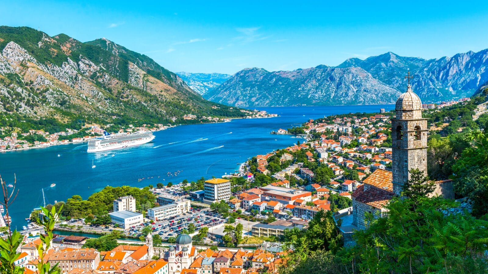 Kotor Bay in Montenegro
