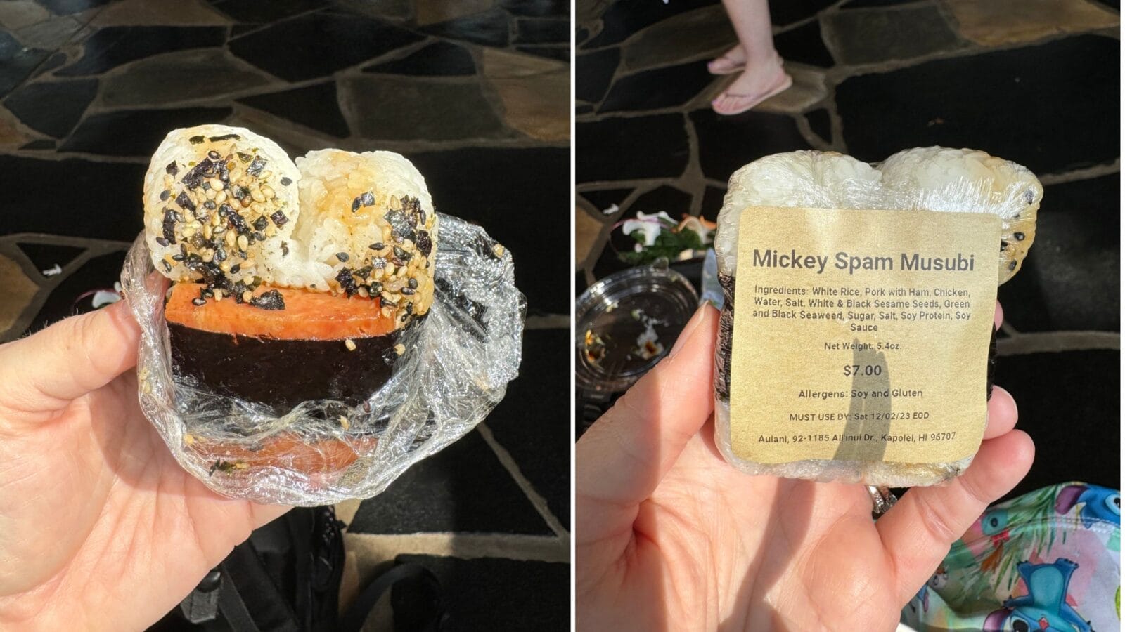 Mickey Spam Musubi at Aulani