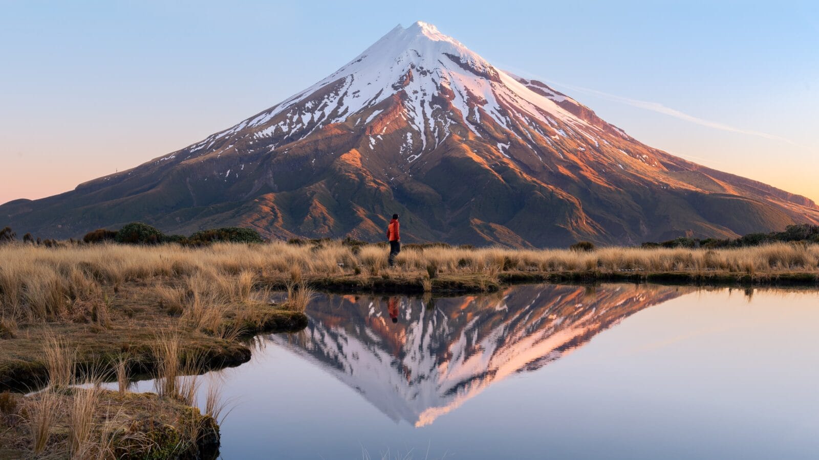 A mountain reflections
