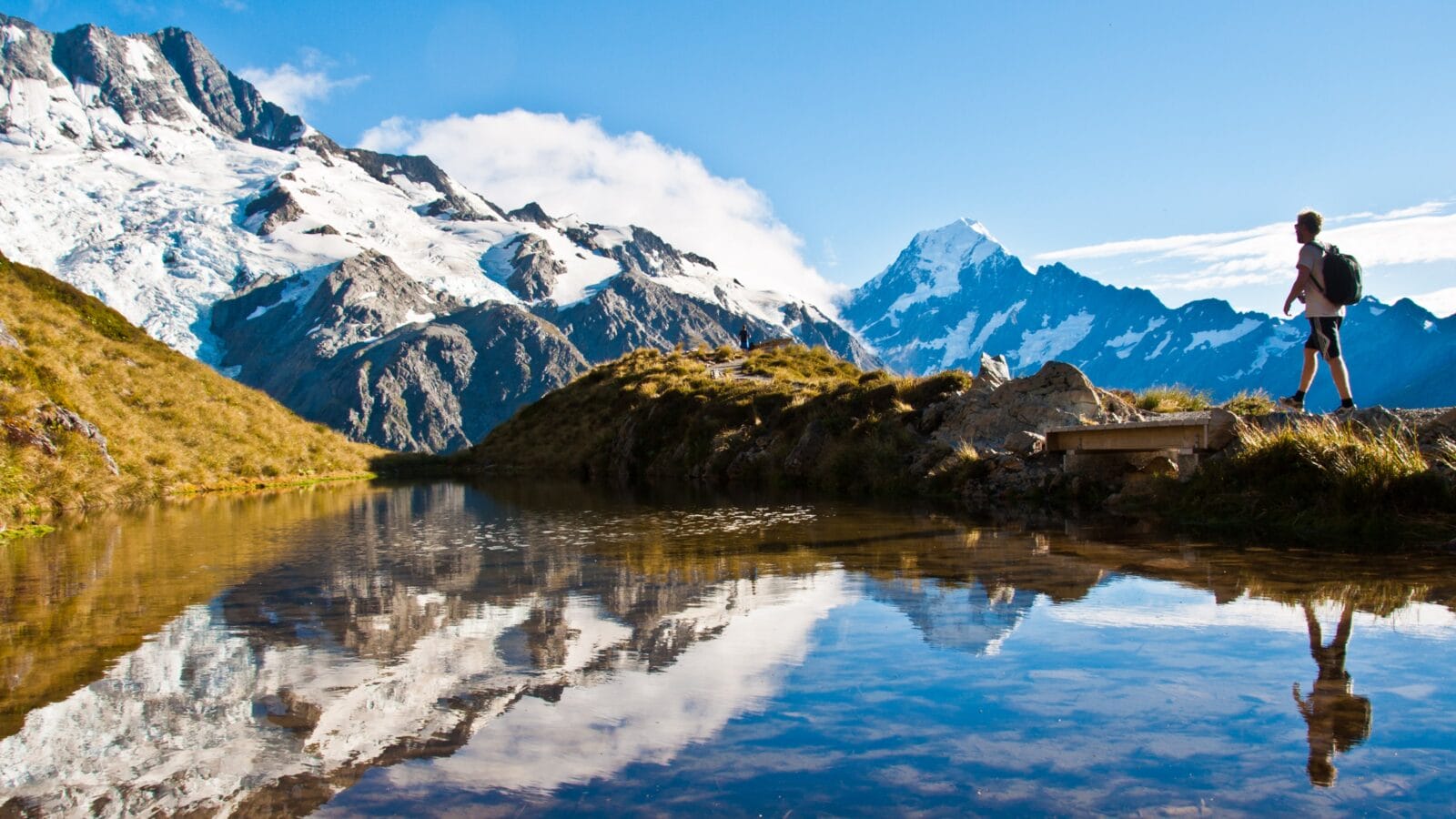 Mount Cook in New Zealand.