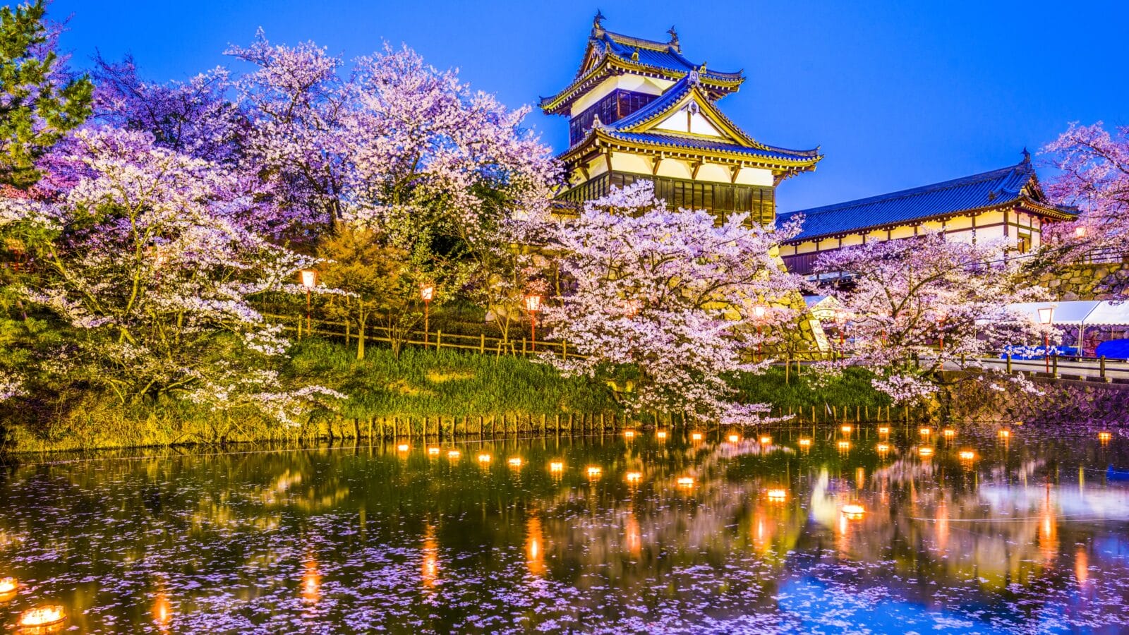 Koriyama Castle in Nara Japan.