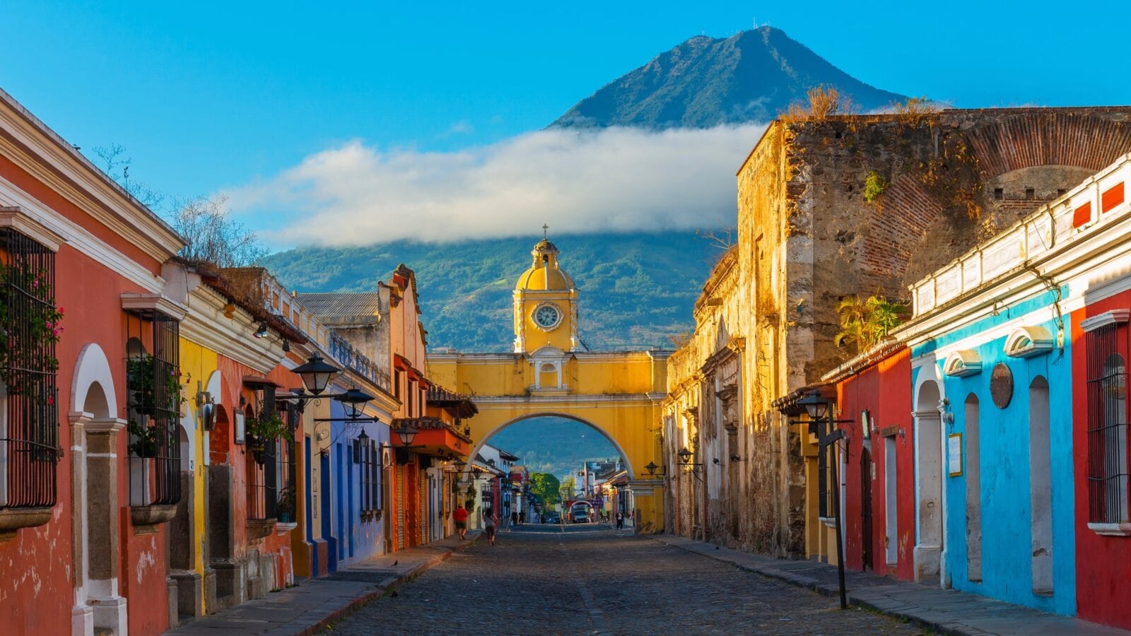 Agua volcano in Antigua, Guatemala.