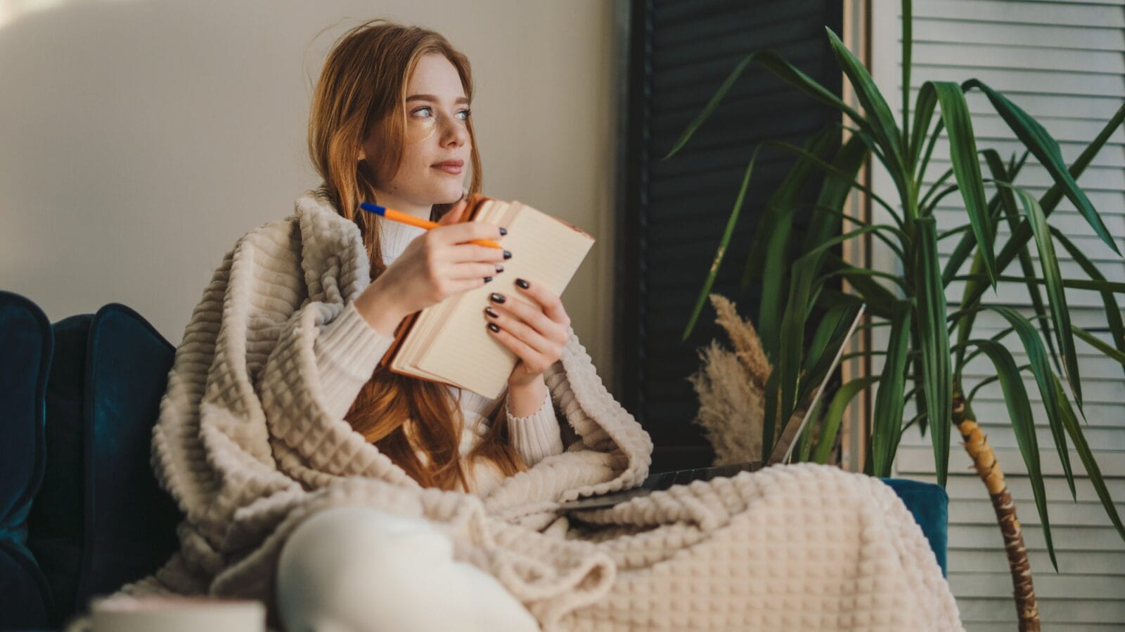 Woman writing