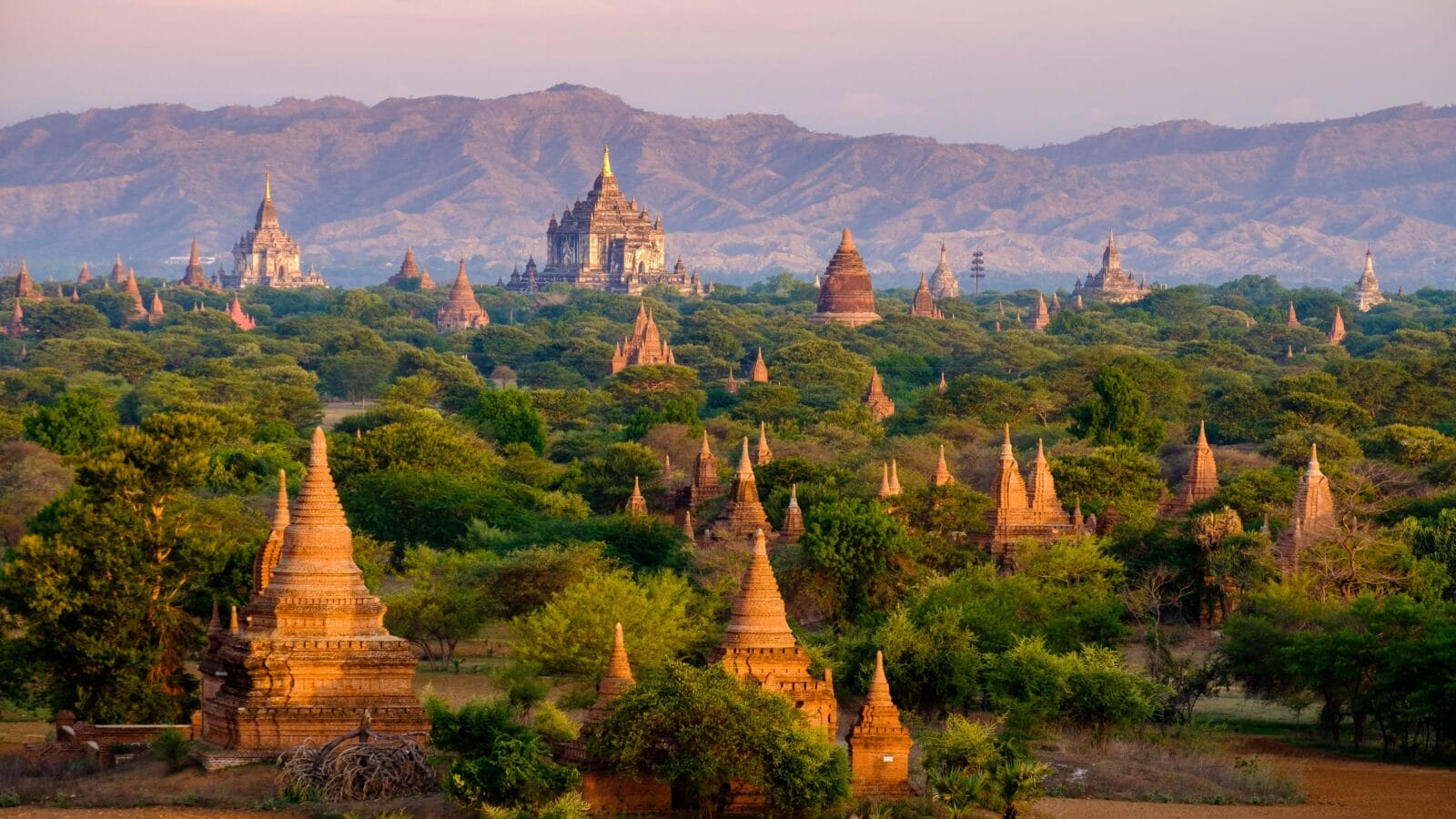 Temples in Bagan, Myanmar (Burma)