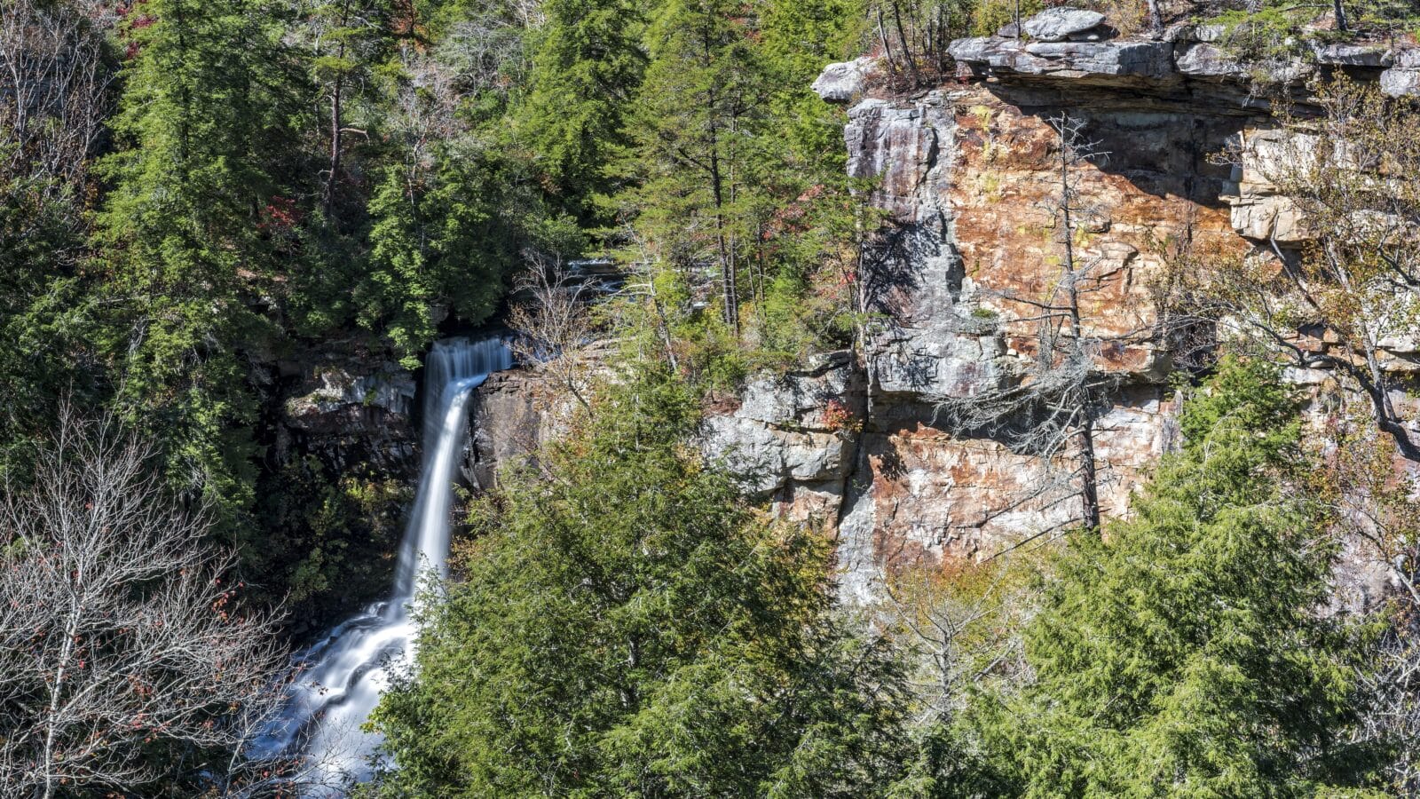 Piney Creek Falls At Fall Creek Falls State Park In Tennessee