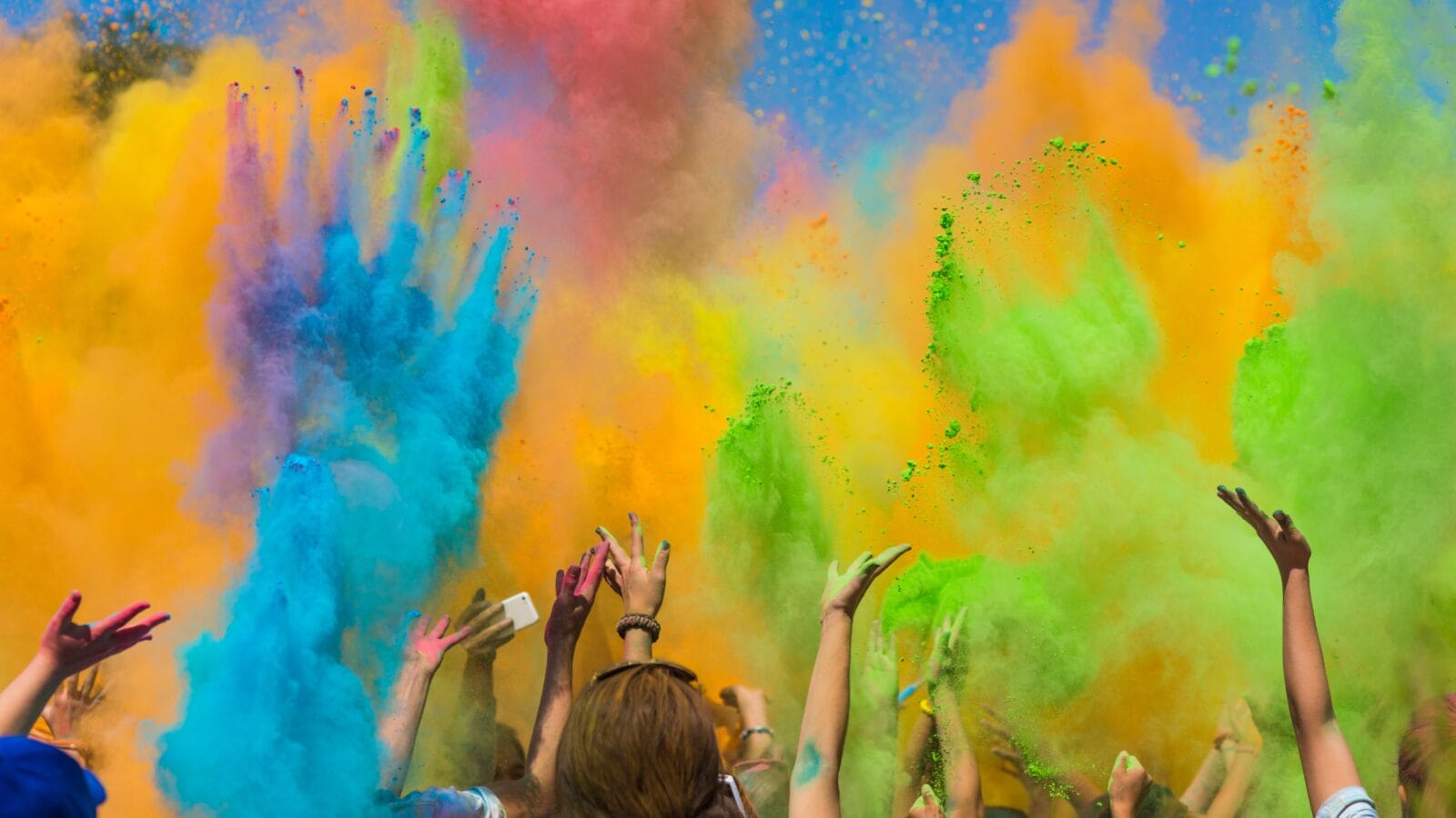 Color holi festival