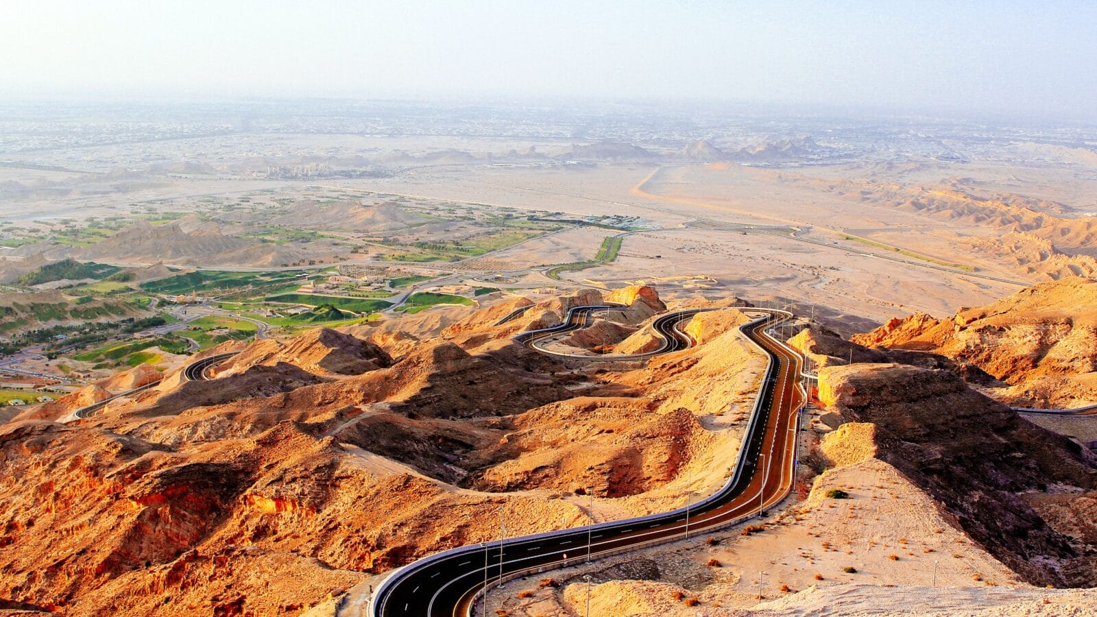 Jebel Hafeet Road in UAE