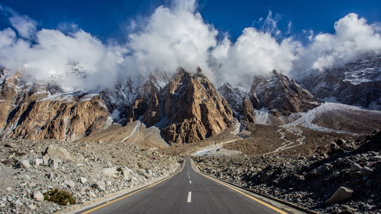 Karakoram Highway in Pakistan.