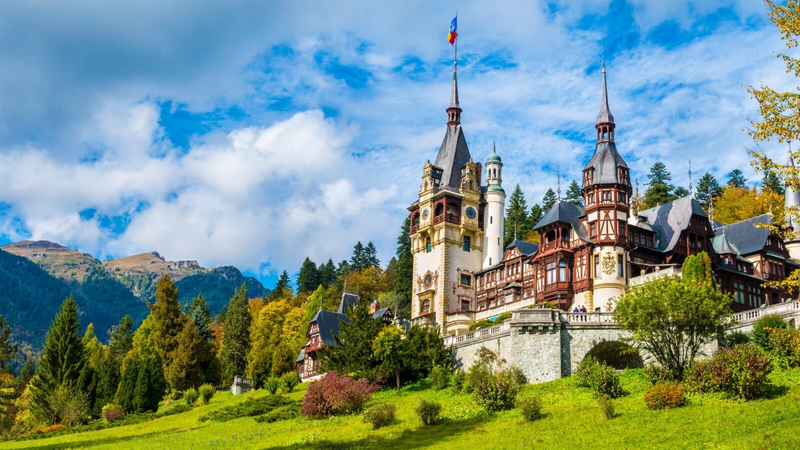 Peles castle in Transylvania, Romania