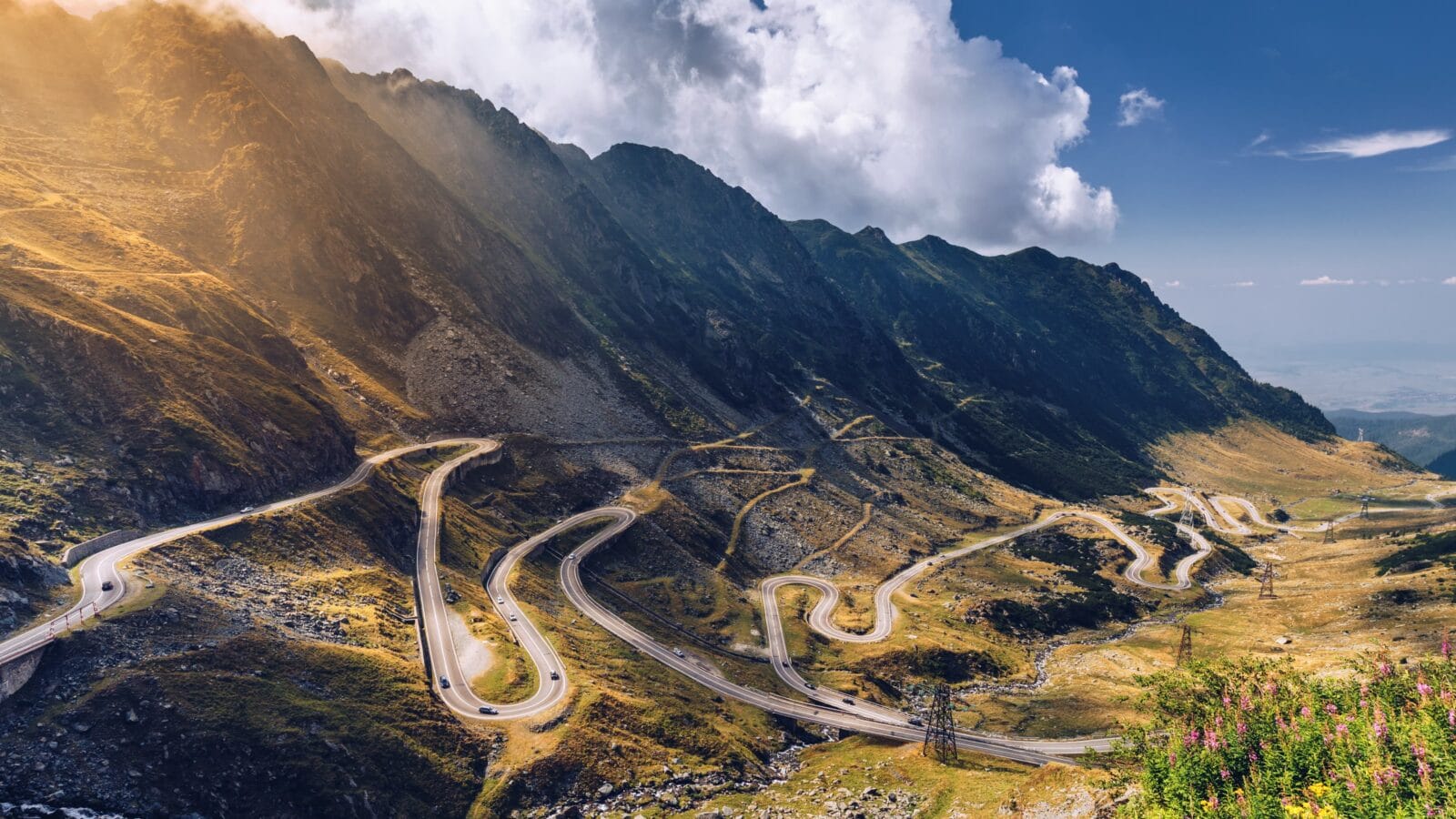 Transfagarasan Highway in Romania