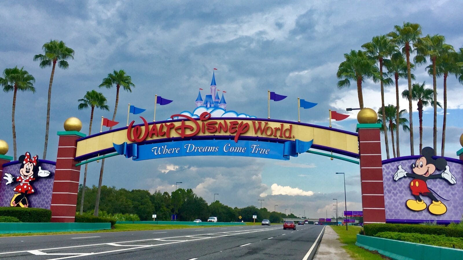 Entrance of Disney World in Florida