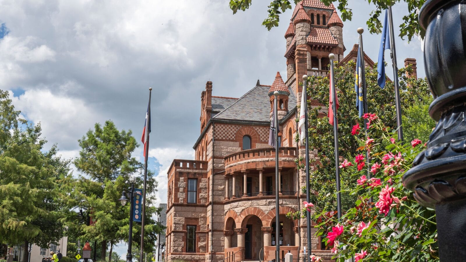 The courthouse square, in Sulphur Springs, TX