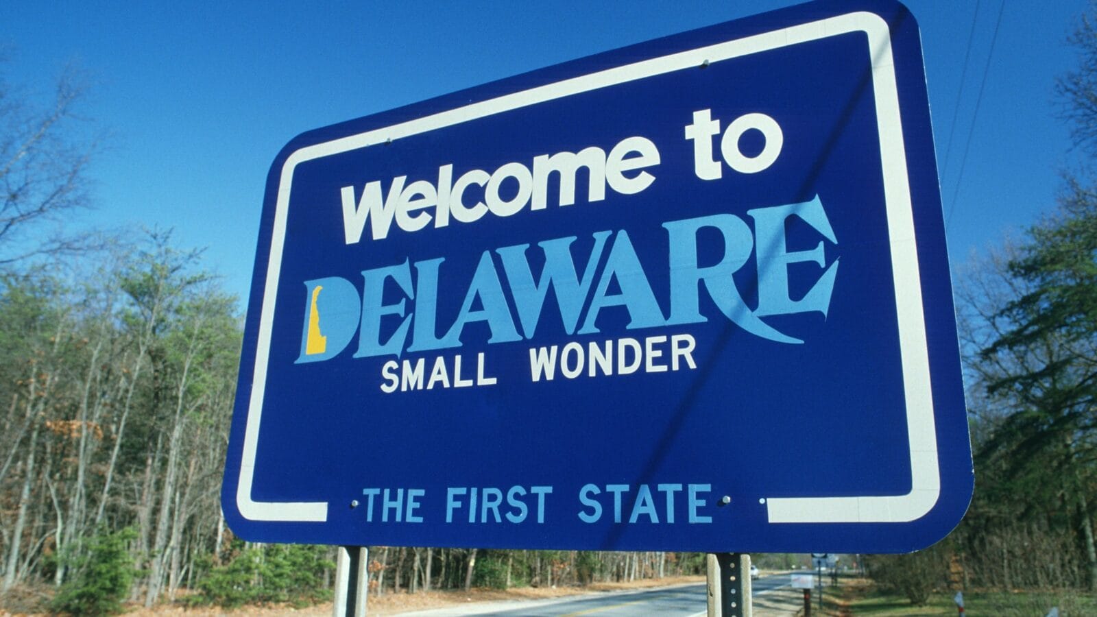 Welcome to Delaware Sign