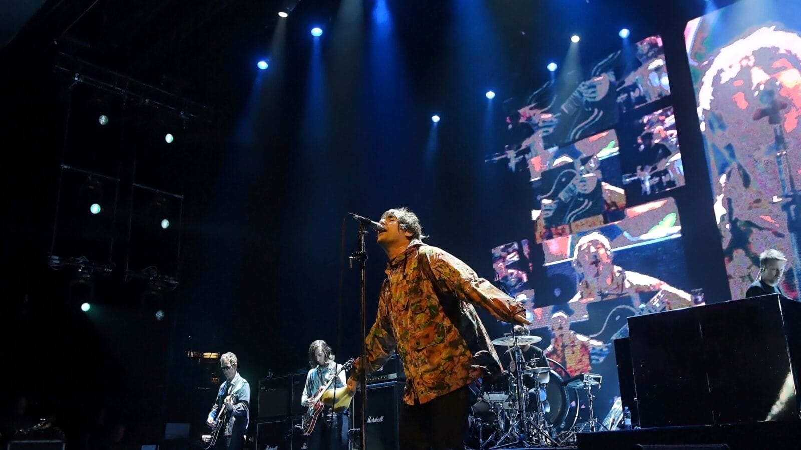 Singer Liam Gallagher former vocalist of the band Oasis, during a show at Qualistage in the city of Rio de Janeiro