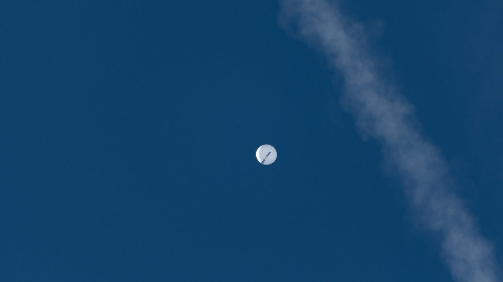 Chinese spy balloon over South Carolina