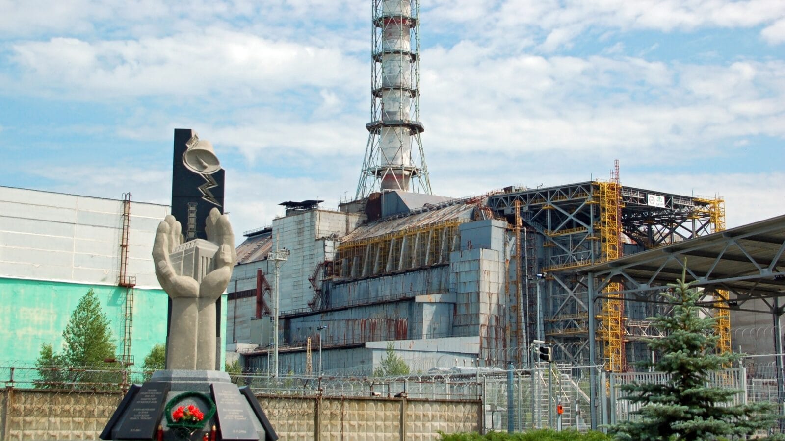 General view of Chernobyl nuclear power station in Pripyat, Ukraine