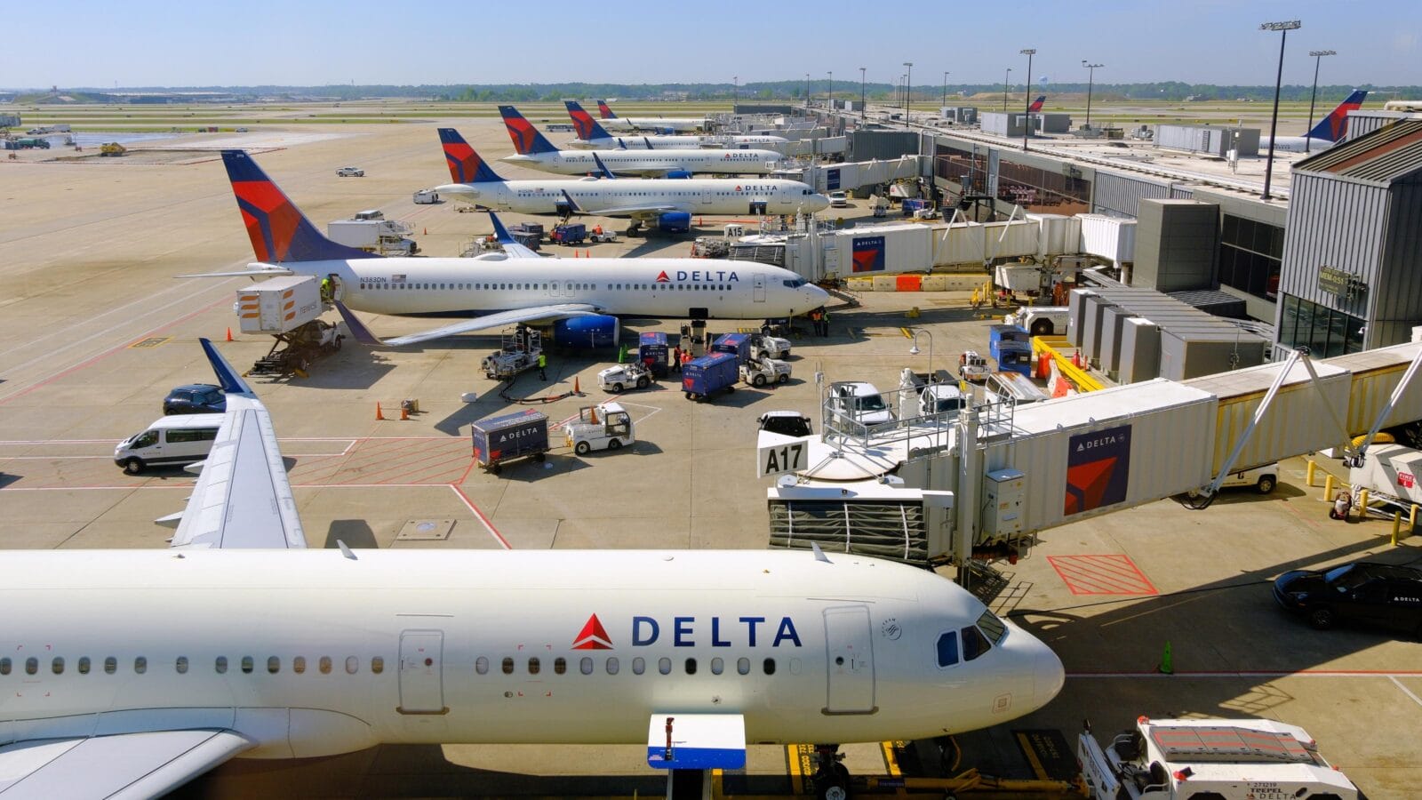 Delta Airplanes, Atlanta, Georgia