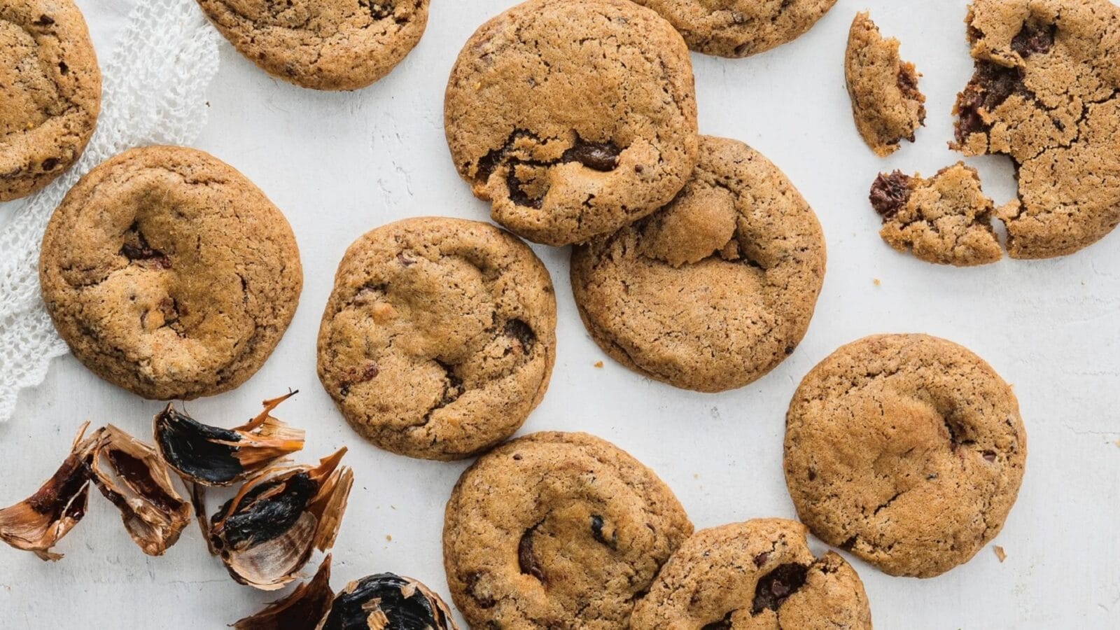 Black Garlic Chocolate Chip Cookies