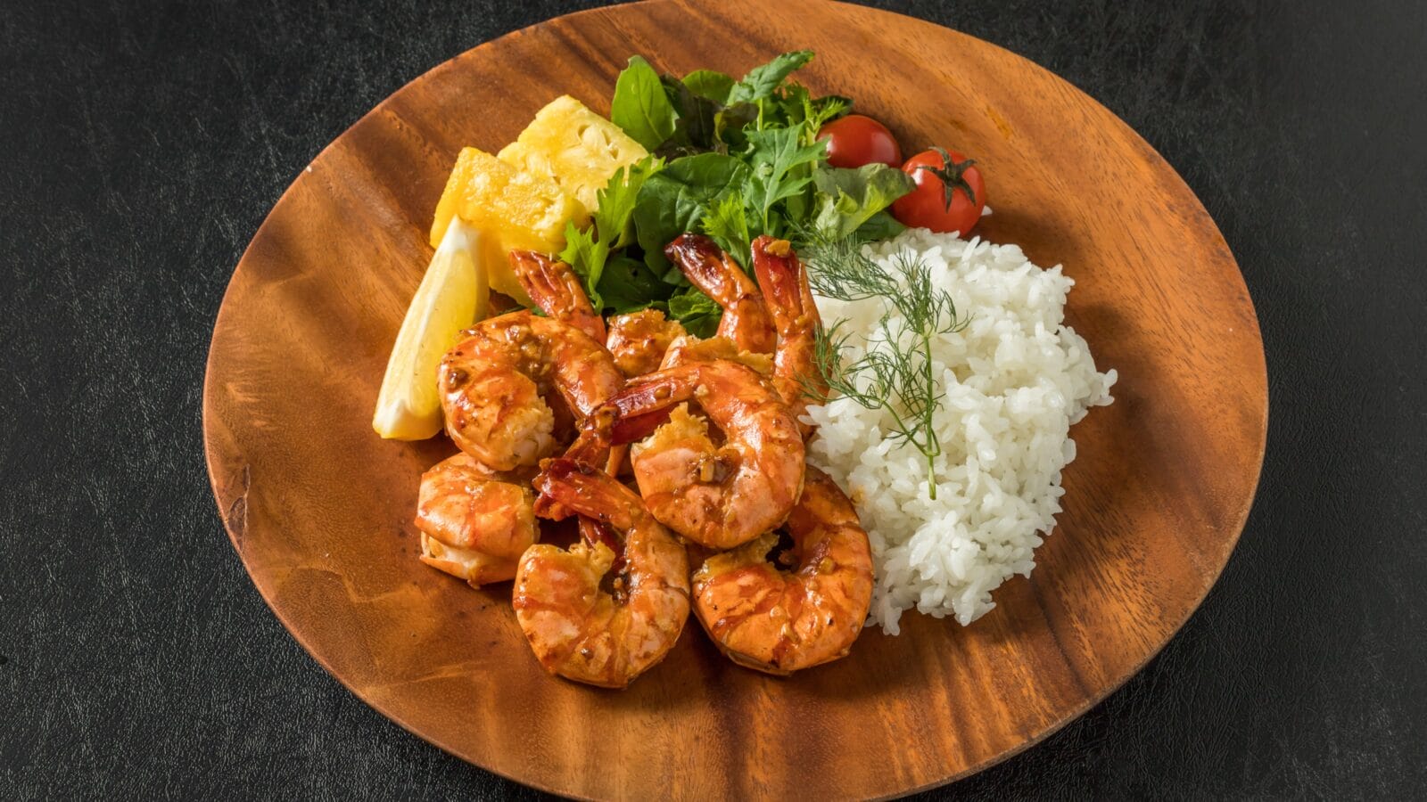 Hawaiian cuisine garlic shrimp