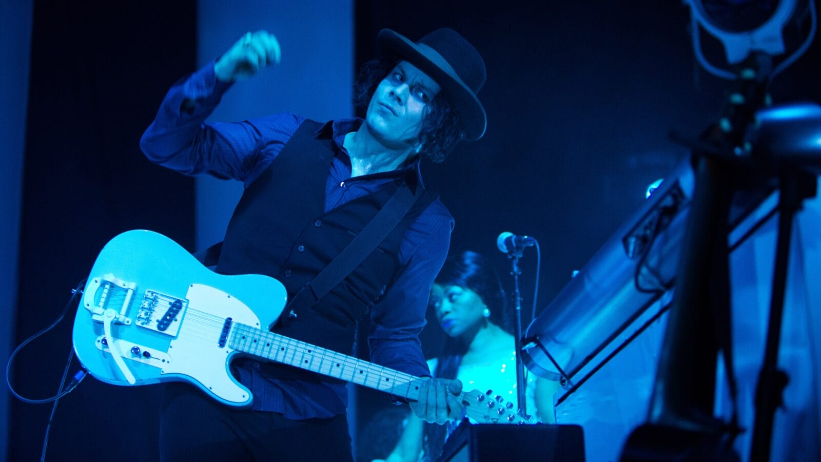 Rock Star Jack White Performs on stage at WaMu Theater in Seattle, WA