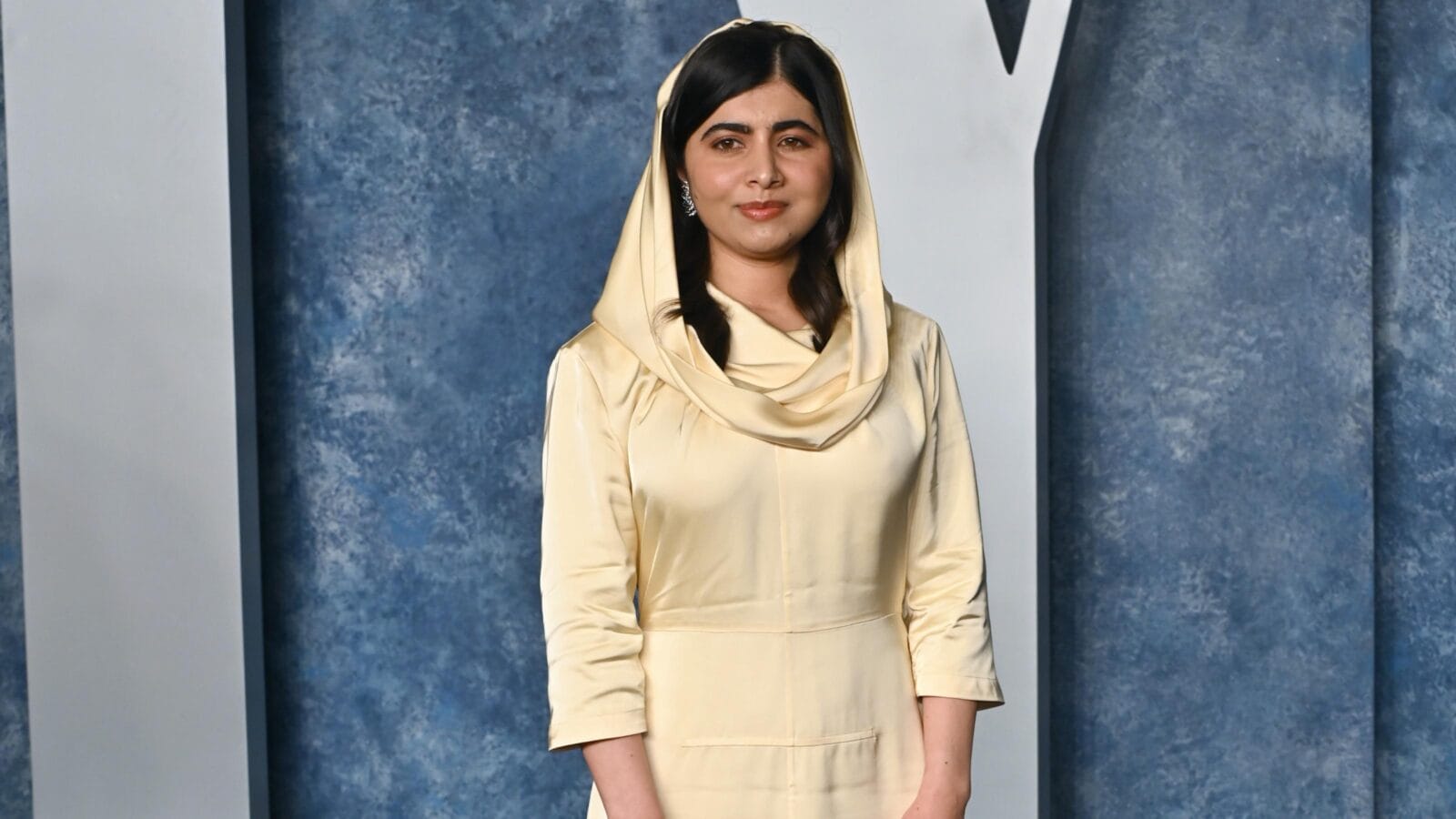 Malala Yousafzai at the 2023 Vanity Fair Oscar Party at the Wallis Annenberg Center.