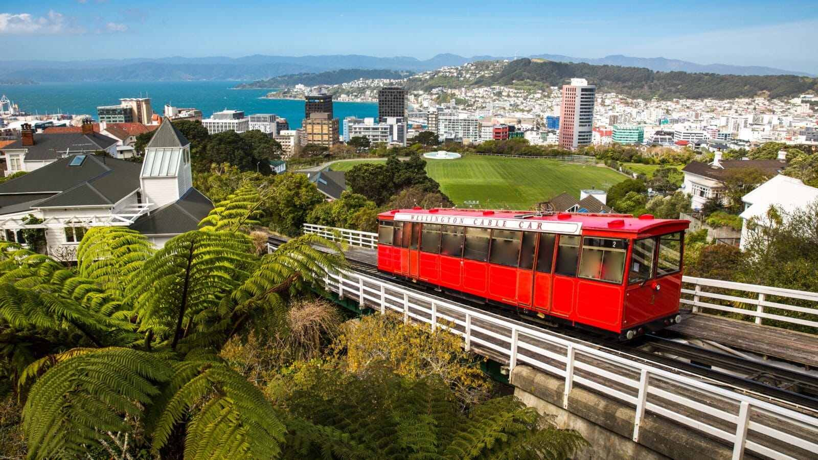 View of the Wellington Cable Car.