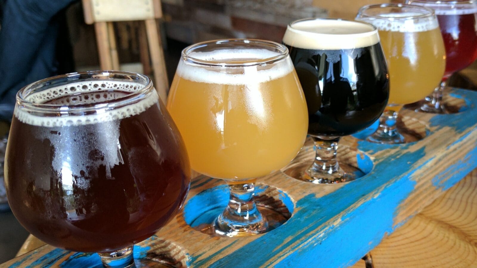 Craft Beer Tasting Flight, Beer Glasses