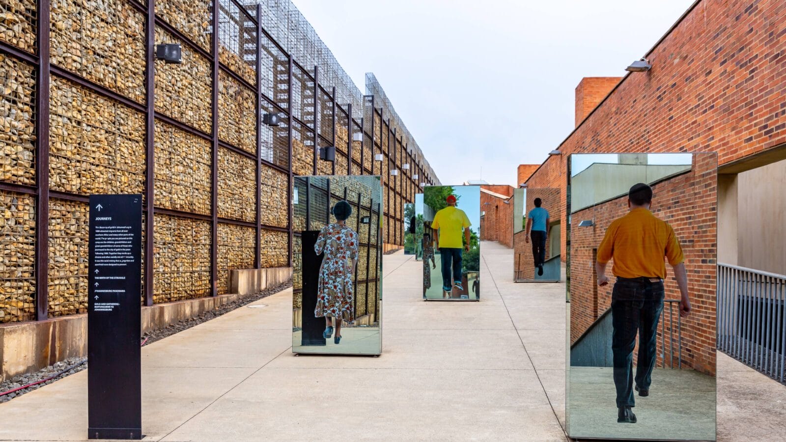 Famous Apartheid Museum in Johannesburg, South Africa