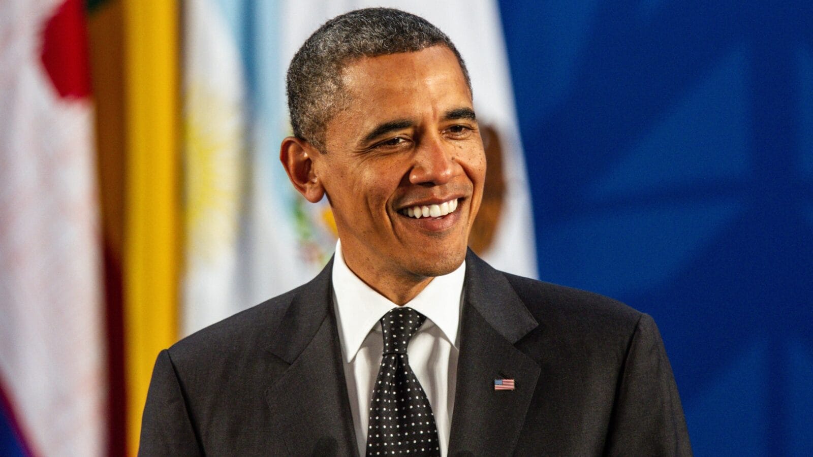 The President of the United States of America Barack Obama at a press conference at the G20 meeting