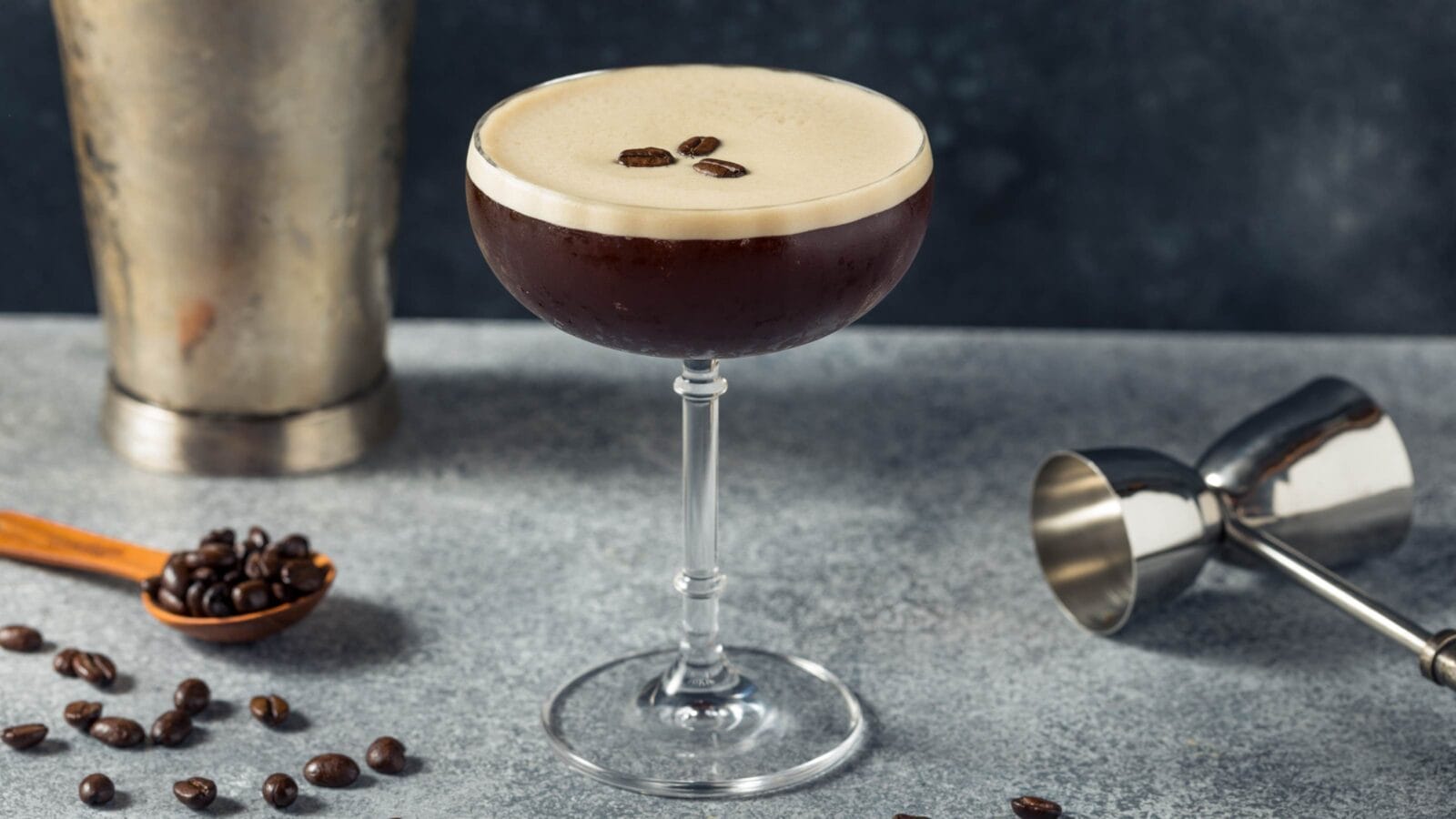 Boozy Refreshing Espresso Martini Cocktail with Vodka