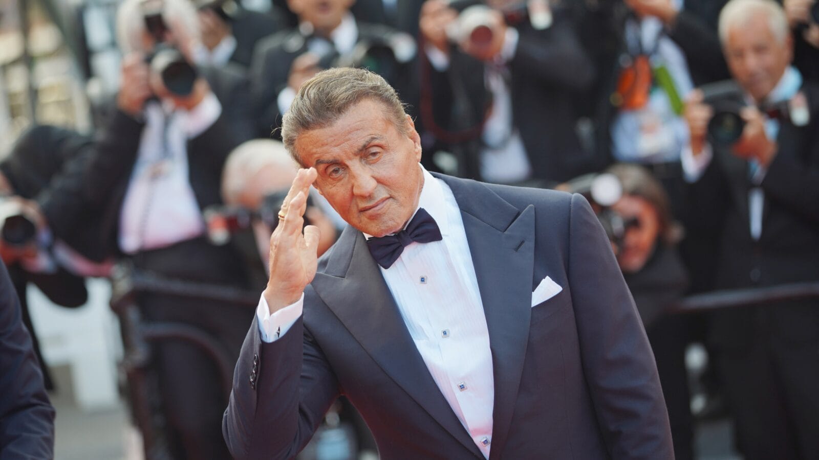 Sylvester Stallone attends the closing ceremony screening of "The Specials" during the 72 Cannes Film Festival